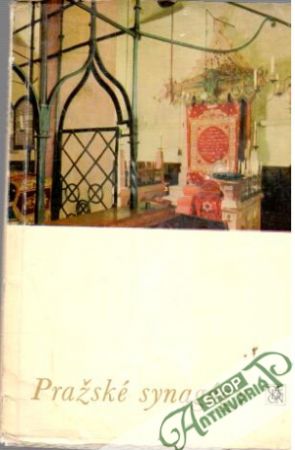 Obal knihy Pražské synagógy