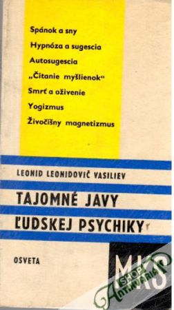 Obal knihy Tajomné javy ľudskej psychiky