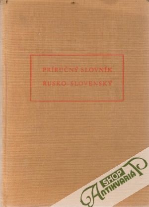 Obal knihy Príručný slovník rusko - slovenský