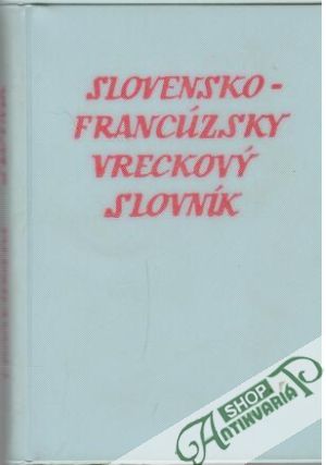 Obal knihy Slovensko - francúzsky vreckový slovník