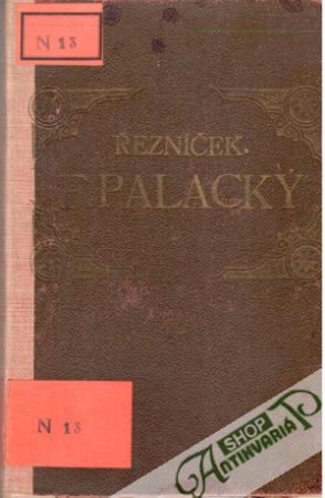 Obal knihy František Palacký