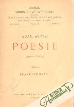 Obal knihy Poesie