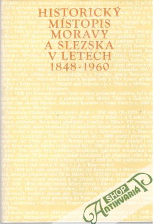 Obal knihy Historický místopis Moravy a Slezska v letech 1848-1960