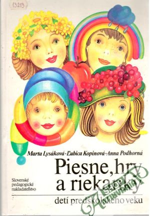 Obal knihy Piesne, hry a riekanky detí predškolského veku