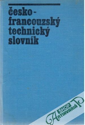 Obal knihy Česko - francouzský technický slovník