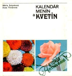 Obal knihy Kalendár menín a kvetín 
