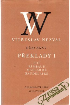 Dílo XXXV - Překlady I. - Nezval Vítězslav