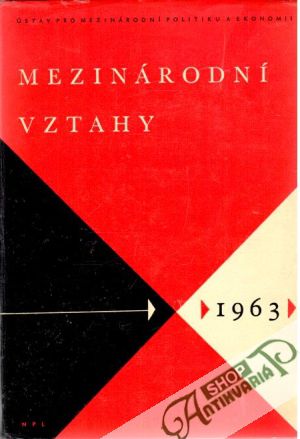 Obal knihy Mezinárodní vztahy 1963