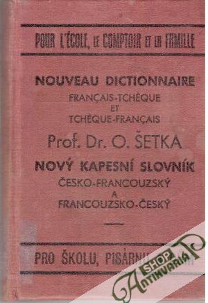 Obal knihy Nový kapesní slovník jazyka francouzského a českého