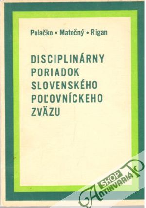 Obal knihy Disciplinárny poriadok SPZ