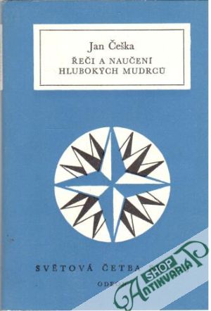 Obal knihy Řeči a naučení hlubokých mudrců