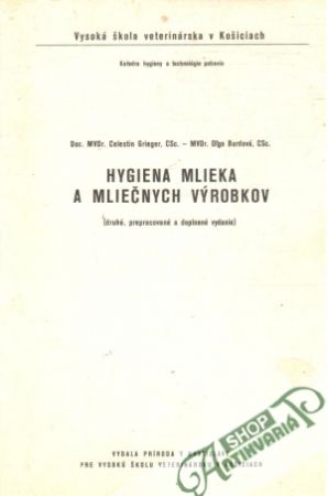 Obal knihy Hygiena mlieka a mliečnych výrobkov