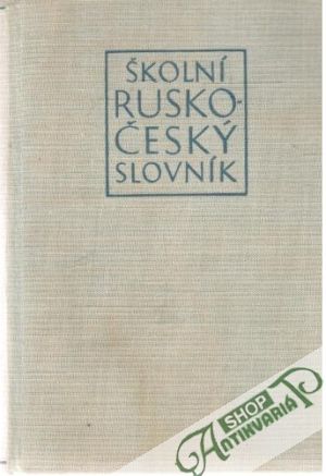 Obal knihy Školní rusko - český slovník