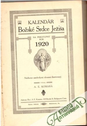 Obal knihy Kalendár Božské Srdce Ježiša