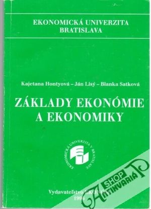 Obal knihy Základy ekonómie a ekonomiky