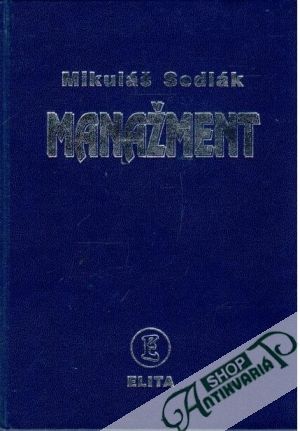 Obal knihy Manažment