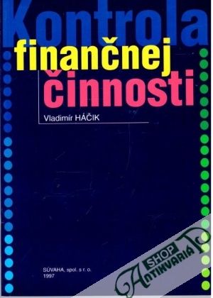 Kontrola finančnej činnosti - Háčik Vladimír
