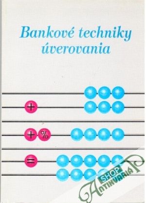 Obal knihy Bankové techniky úverovania