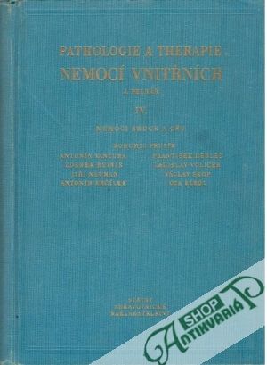 Obal knihy Pathologie a therapie nemocí vnitřních IV.