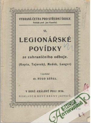 Legionářské povídky ze zahraničního odboje - Sáňka Hugo