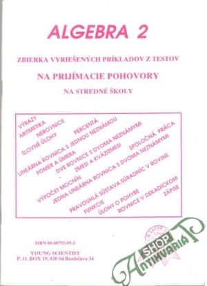 Algebra 2. - Olejár M., Olejárová I.