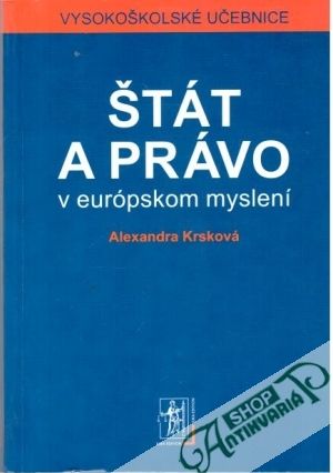 Obal knihy Štát a právo v európskom myslení