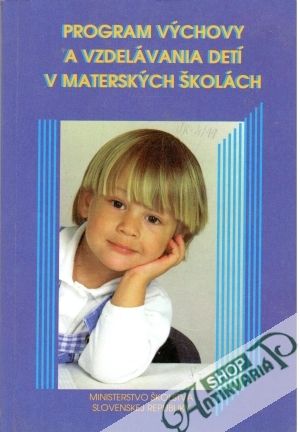 Obal knihy Program výchovy a vzdelávania detí v materských školách