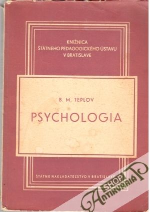Obal knihy Psychologia