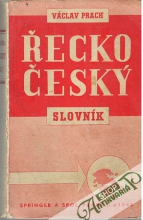 Obal knihy Řecko - český slovník