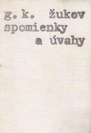 Obal knihy Spomienky a úvahy