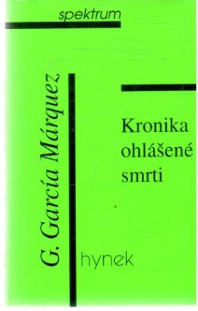 Obal knihy Kronika ohlášené smrti