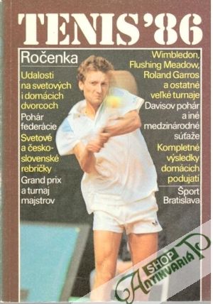 Tenis ´86 - ročenka - Lukáč Tibor a kolektív