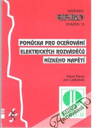 Obal knihy Pomucka pro oceňování elektrických rozváděču nízkého napětí