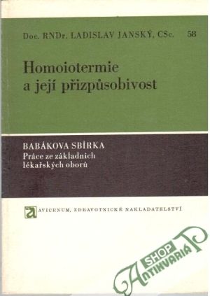 Obal knihy Homoiotermie a její přizpusobivost