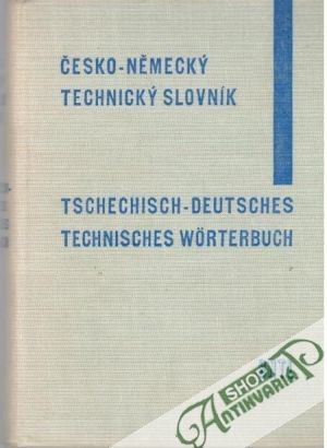 Obal knihy Česko - německý technický slovník