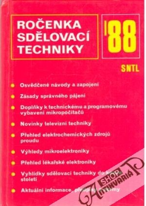 Obal knihy Ročenka sdělovací techniky 1988