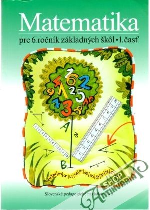 Obal knihy Matematika 6. - 1. časť