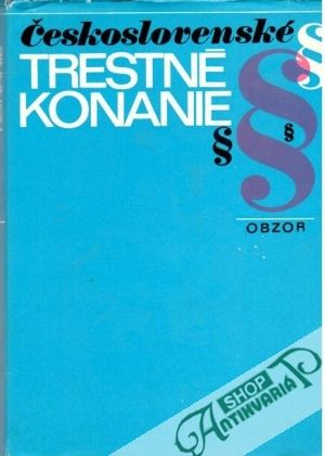 Československé trestné konanie - Ružka Antonín a kolektív