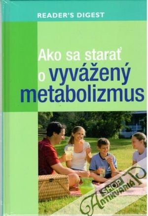 Obal knihy Ako sa starať o vyvážený metabolizmus