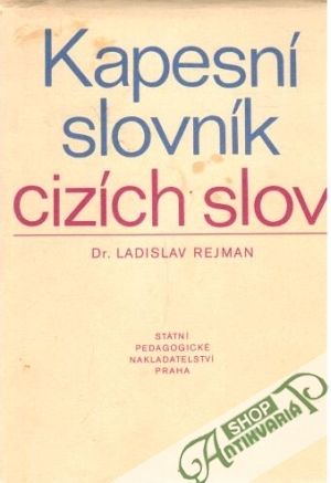 Obal knihy Kapesní slovník cizích slov