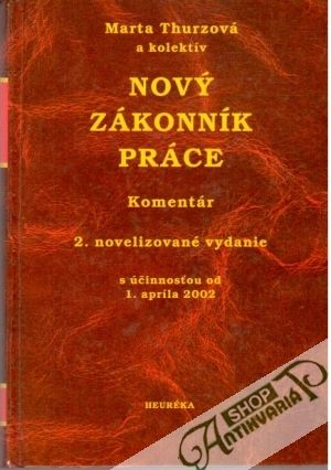 Obal knihy Nový zákonník práce - Komentár