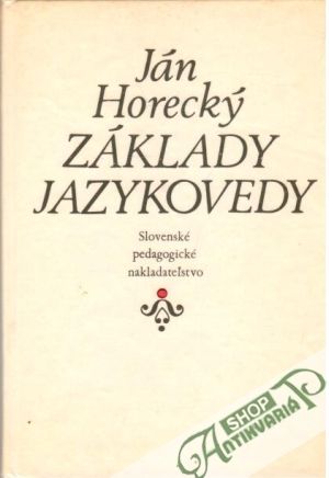 Obal knihy Základy jazykovedy