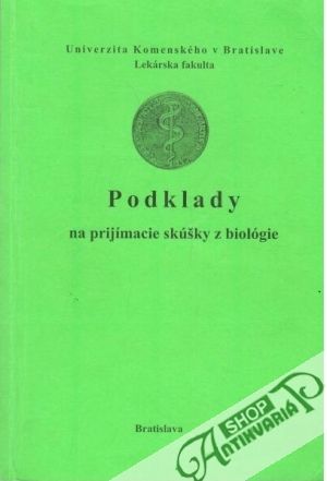 Obal knihy Podklady na prijímacie skúšky z biológie