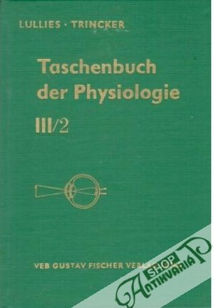 Obal knihy Taschenbuch der Physiologie III/2