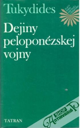 Obal knihy Dejiny peloponézskej vojny