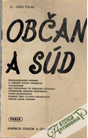 Občan a súd - Polák Juraj
