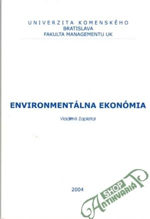 Enviromentálna ekonómia - Zapletal Vladimír