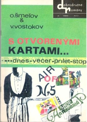 Obal knihy S otvorenými kartami