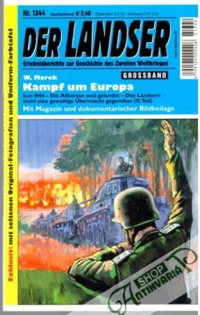 Landser Grossband 1344: Kampf um Europa - Kolektív autorov