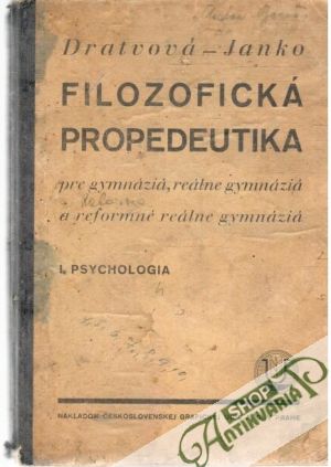 Obal knihy Filozofická propedeutika